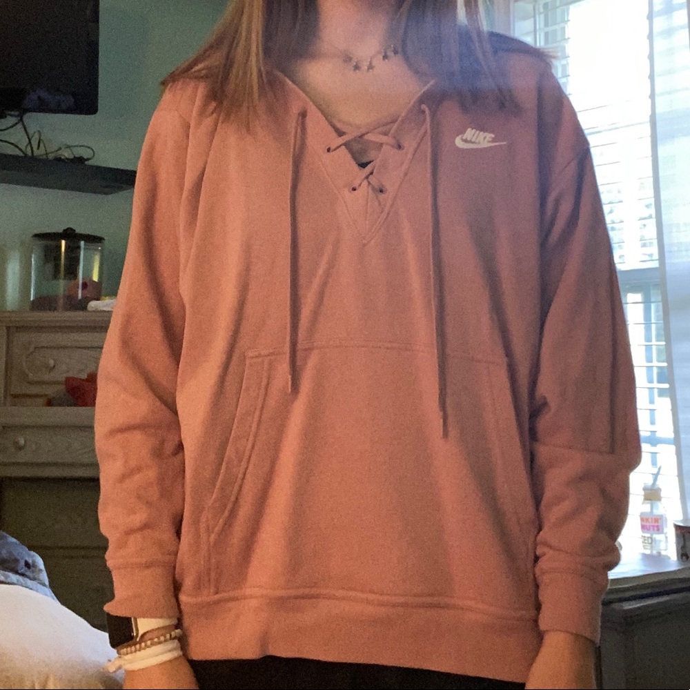 a hoodie